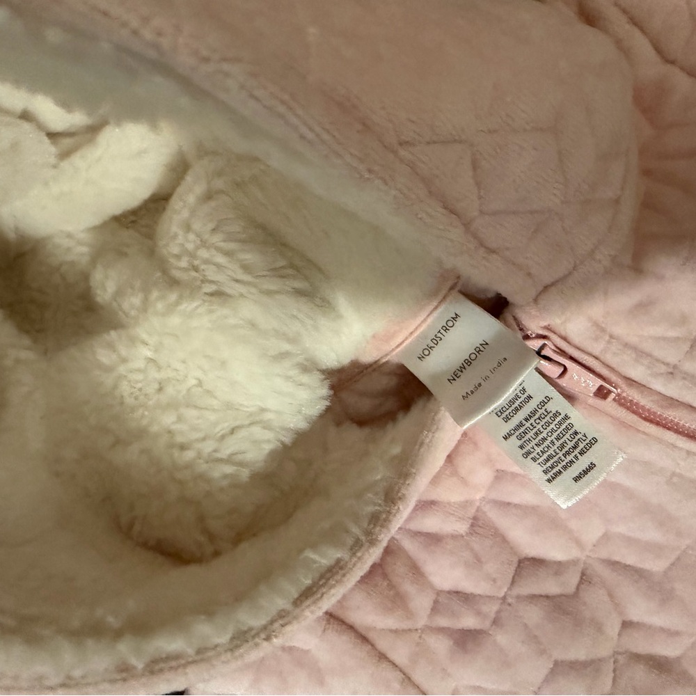 Nordstrom Pink Quilted Kids One Piece